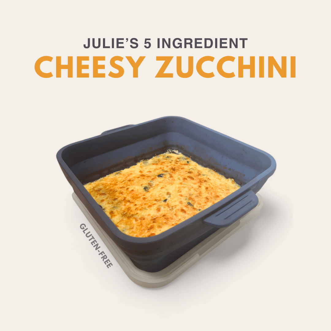 5-Ingredient Cheesy Zucchini Recipeš„