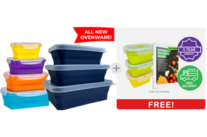 Signature Set + Air Fryer Ovenware Set + FREE Minis + e-Cookbook