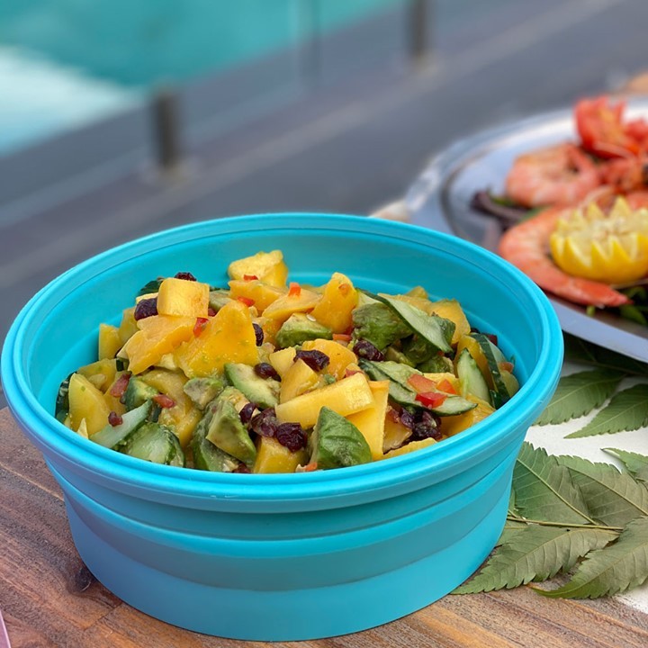 Family Meal Prep Duo (2-pc) — Large Square + Salad Bowl