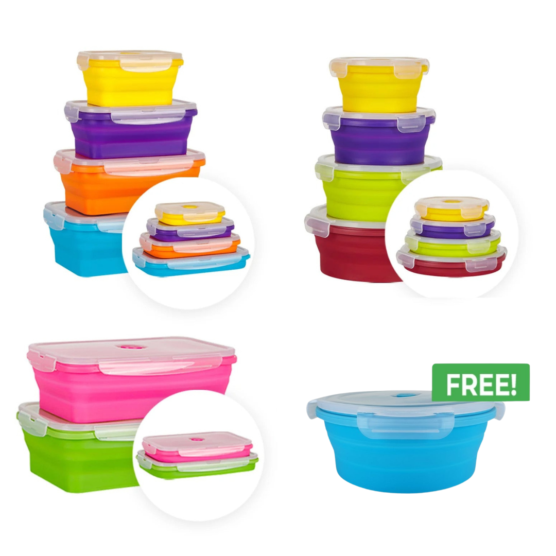 Family Pack + FREE Snack Pack Set - Flat Stacks USA