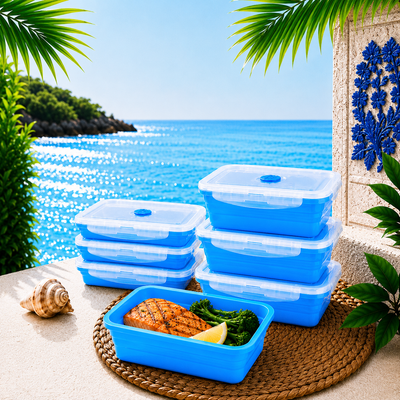 Rectangle Trio Containers Pack (3-pc) — 800 ml