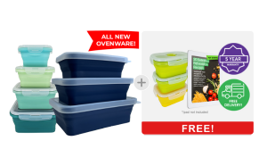 Square Set + Air Fryer Ovenware Set + FREE Minis + e-Cookbook