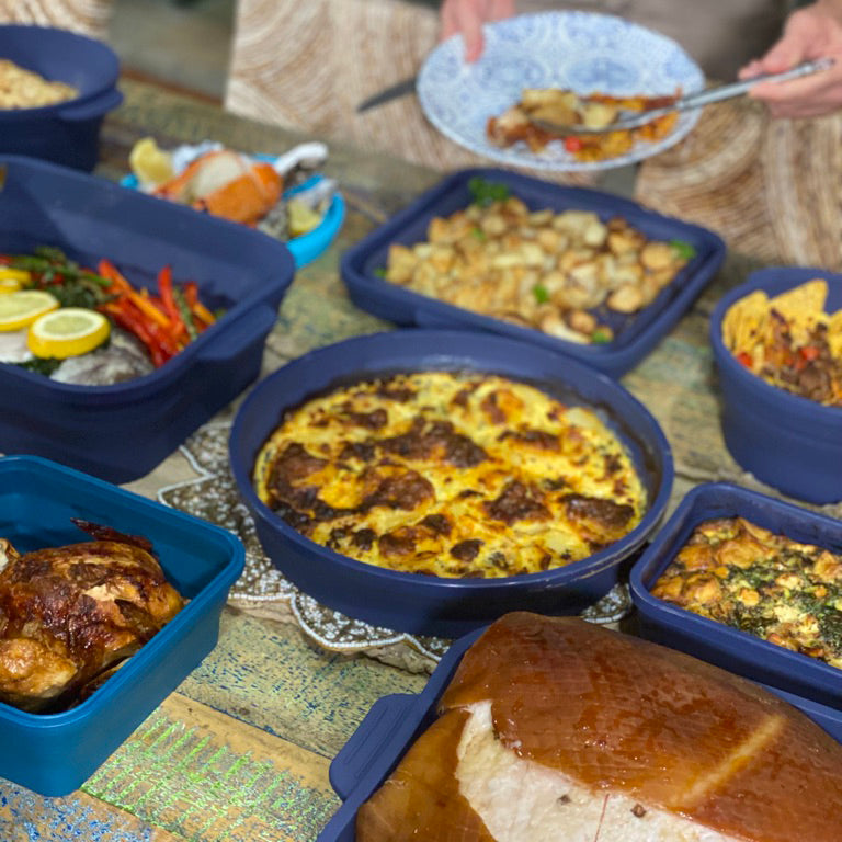 Jumbo Ovenware Set 6L & 7L (2-pc) with FREE Oven Mitts