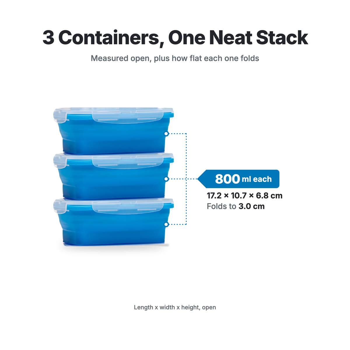 Ultimate Storage Bundle – Trio sizes, open + folded