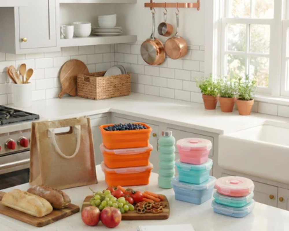 Reusable Snack Containers Set (3-pc) – Flat Stacks Australia