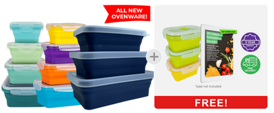 Signature + Square Set + Air Fryer Ovenware Set + FREE Minis + e-Cookbook