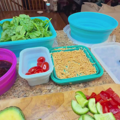 Reusable Snack Containers Set (3-pc)