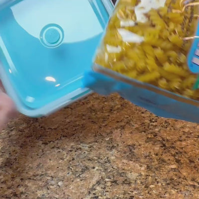Family Meal Prep Duo (2-pc) — Large Square + Salad Bowl